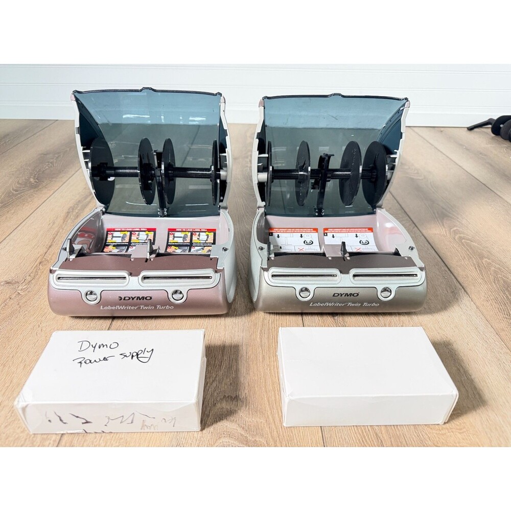Dymo LabelWriter Twin Turbo Label Printer 93085 W/NEW Power Supply (2 Available)